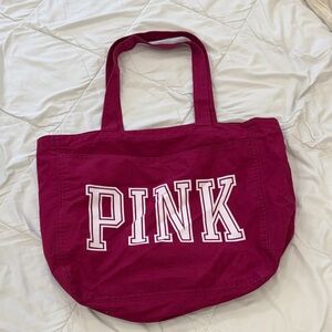 PINK Victoria's Secret Magenta Tote Bag
